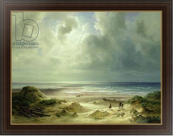 Постер Dune by Hegoland, Tranquil Sea с типом исполнения На холсте в раме в багетной раме 1.023.151
