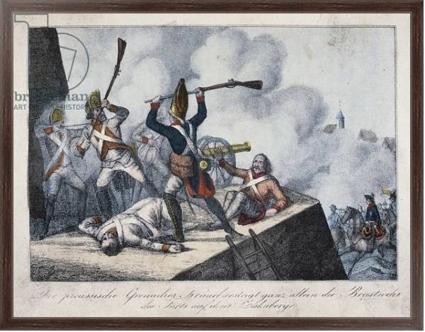 Постер The Prussian Grenadier с типом исполнения На холсте в раме в багетной раме 221-02