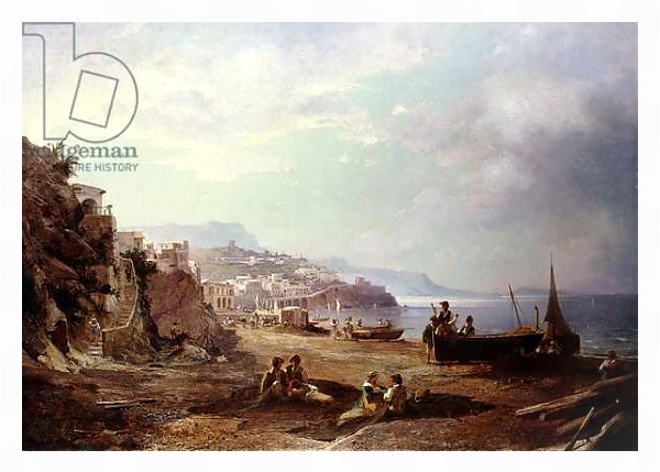 Постер Amalfi, с типом исполнения На холсте в раме в багетной раме 221-03