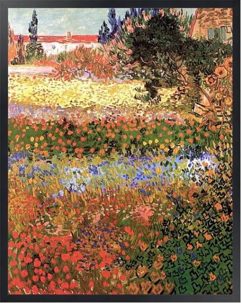 Постер Цветущий сад 2 с типом исполнения На холсте в раме в багетной раме 1727.8010