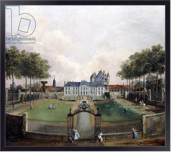 Постер Views of the Chateau de Mousseaux and its Gardens, с типом исполнения На холсте в раме в багетной раме 221-01