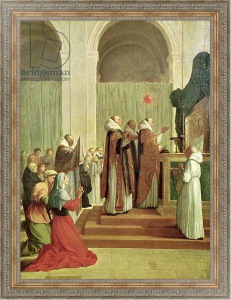 Постер The Mass of St. Martin of Tours, 1654 с типом исполнения На холсте в раме в багетной раме 484.M48.310