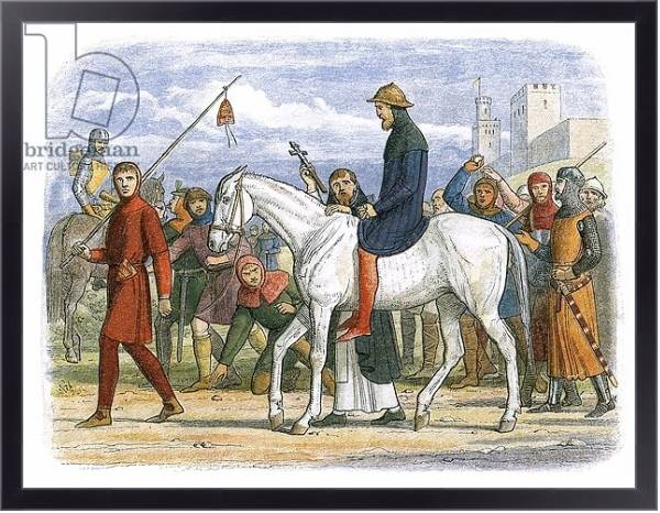 Постер Thomas, Earl of Lancaster, being led to execution с типом исполнения На холсте в раме в багетной раме 221-01