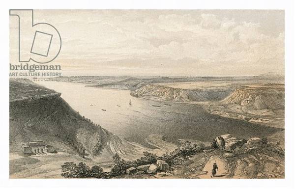 Постер The north side of the harbour of Sebastopol from the top of the harbour, 22 June 1855 с типом исполнения На холсте в раме в багетной раме 221-03