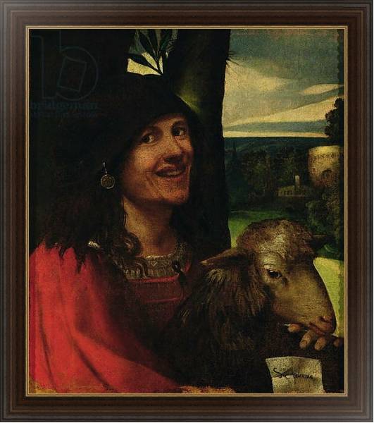 Постер Portrait of a Court Jester с типом исполнения На холсте в раме в багетной раме 1.023.151