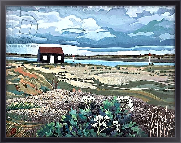 Постер Hut, Rye Harbour 1 с типом исполнения На холсте в раме в багетной раме 221-01
