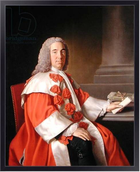 Постер Alexander Boswell Lord Auchinleck, c.1754-55 с типом исполнения На холсте в раме в багетной раме 221-01