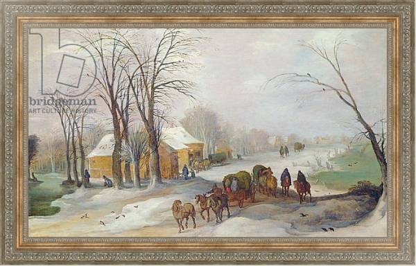 Постер Winter Landscape 7 с типом исполнения На холсте в раме в багетной раме 484.M48.310