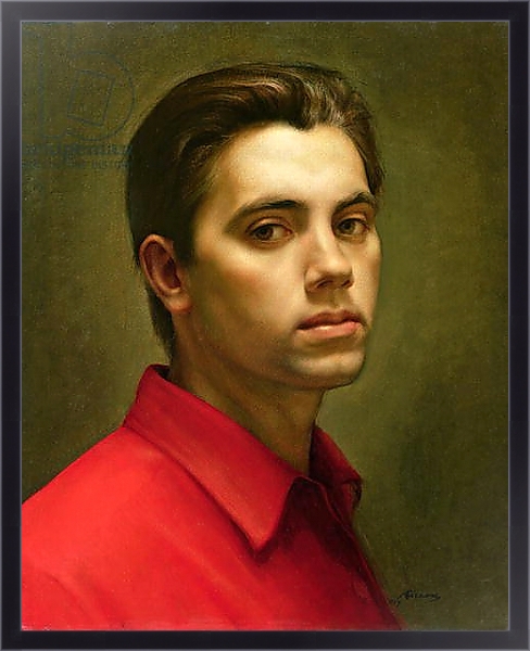 Постер Self portrait, 1959 с типом исполнения На холсте в раме в багетной раме 221-01