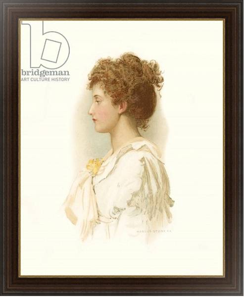 Постер Tennyson's Adeline с типом исполнения На холсте в раме в багетной раме 1.023.151