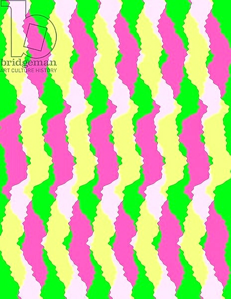 Постер Funky Stripes, 2011 с типом исполнения На холсте без рамы