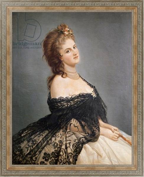 Постер Portrait of Virginia Oldoini Countess of Castiglione с типом исполнения На холсте в раме в багетной раме 484.M48.310