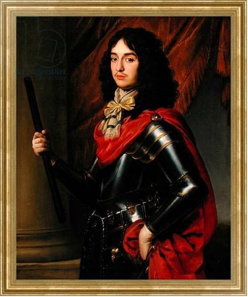 Постер Portrait of Prince Edward of the Palatinate in Armour с типом исполнения На холсте в раме в багетной раме NA033.1.051