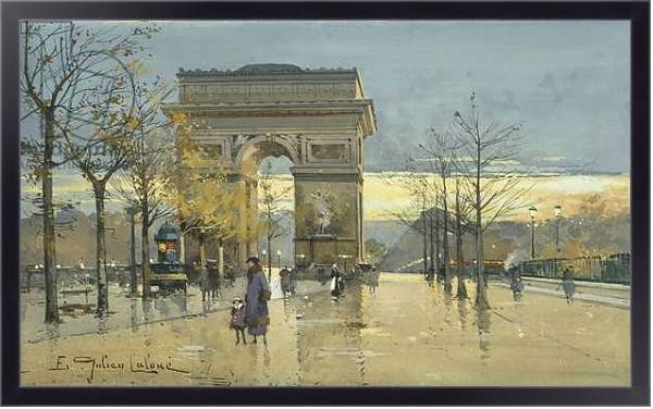 Постер Arc de Triomphe с типом исполнения На холсте в раме в багетной раме 221-01