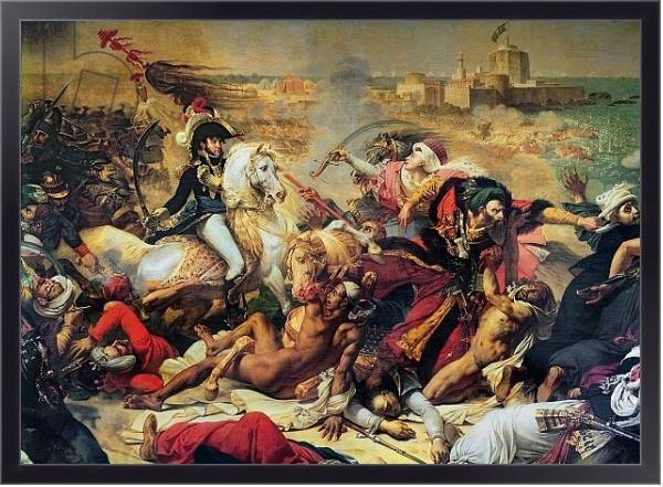Постер The Battle of Aboukir, 25th July 1799 с типом исполнения На холсте в раме в багетной раме 221-01