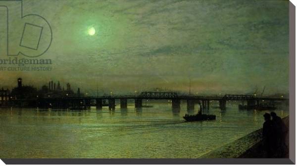 Постер Battersea Bridge, 1885 с типом исполнения На холсте без рамы