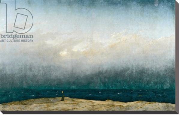 Постер Monk by sea, 1809 с типом исполнения На холсте без рамы