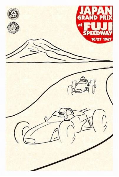 Постер Автогонки 144 с типом исполнения На холсте в раме в багетной раме 221-03
