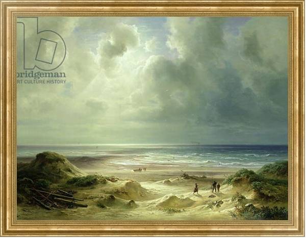 Постер Dune by Hegoland, Tranquil Sea с типом исполнения На холсте в раме в багетной раме NA033.1.051