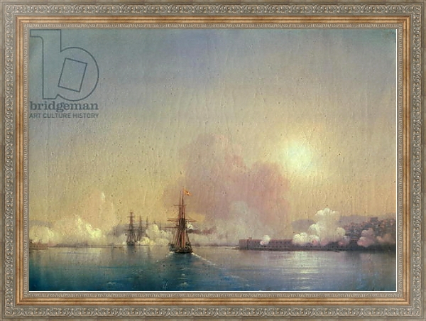 Постер Arrival into Sebastopol Bay, 1852 с типом исполнения На холсте в раме в багетной раме 484.M48.310