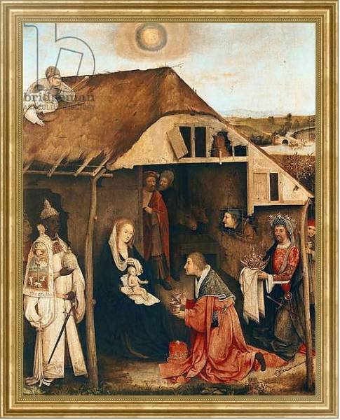Постер Nativity 4 с типом исполнения На холсте в раме в багетной раме NA033.1.051
