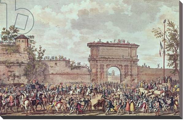 Постер The Entry of the French into Milan, 25 Floreal An IV с типом исполнения На холсте без рамы