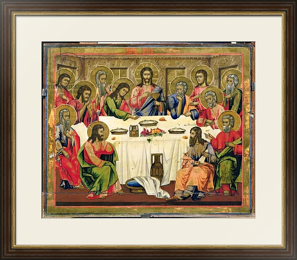 Постер The Last Supper 1 с типом исполнения Под стеклом в багетной раме 1.023.036