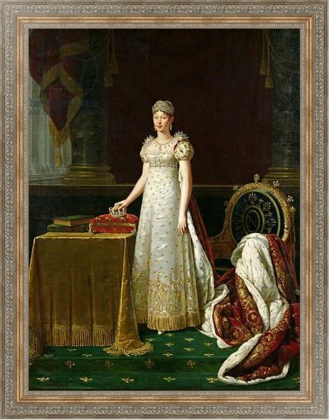 Постер Marie-Louise of Habsbourg Lorraine, 1814 с типом исполнения На холсте в раме в багетной раме 484.M48.310