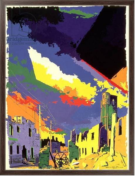Постер Oradour-sur-Glane, 1985 с типом исполнения На холсте в раме в багетной раме 221-02