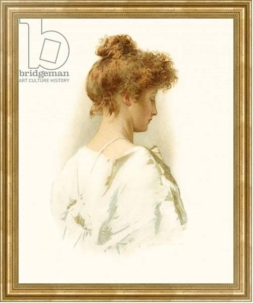 Постер Tennyson's Madeline с типом исполнения На холсте в раме в багетной раме NA033.1.051