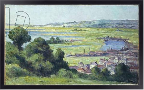 Постер View of Honfleur с типом исполнения На холсте в раме в багетной раме 221-01