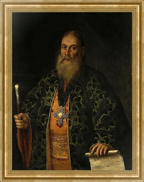 Постер Портрет Дубьянского с типом исполнения На холсте в раме в багетной раме NA033.1.051