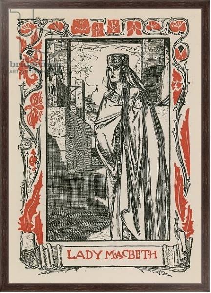Постер Lady Macbeth с типом исполнения На холсте в раме в багетной раме 221-02