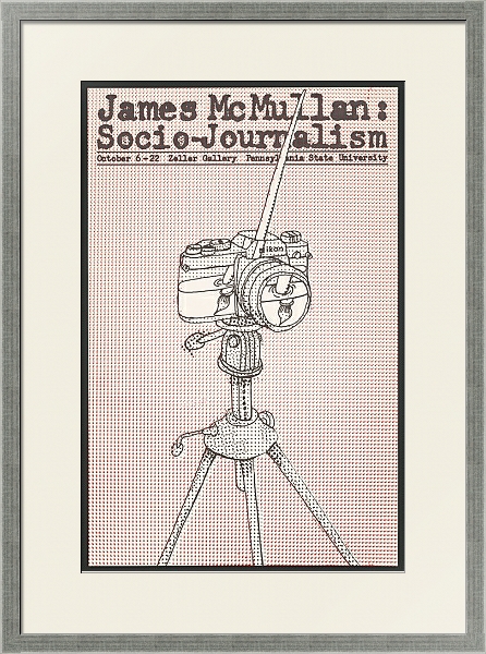 Постер James McMullan, socio-journalism с типом исполнения Под стеклом в багетной раме 1727.2510