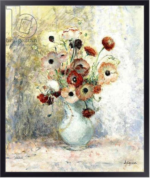 Постер Bouquet of Anemones, с типом исполнения На холсте в раме в багетной раме 221-01