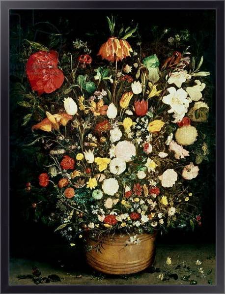 Постер Vase of Flowers с типом исполнения На холсте в раме в багетной раме 221-01