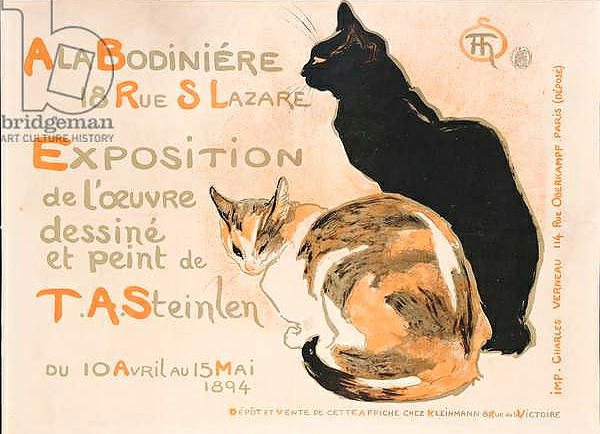 Постер At the Bodiniere, 1894 с типом исполнения На холсте без рамы