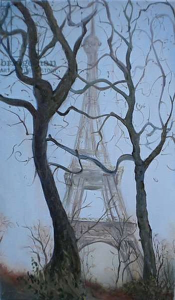 Постер Eiffel Tower, 2010 с типом исполнения На холсте без рамы