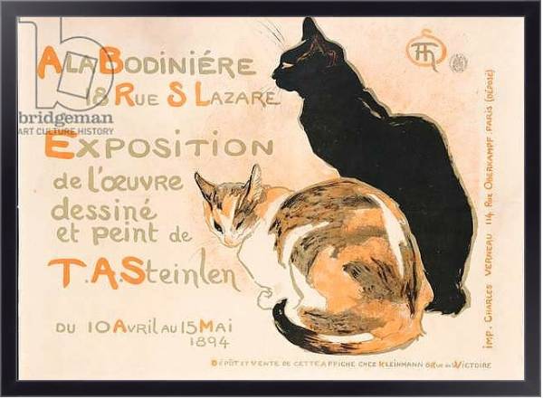 Постер At the Bodiniere, 1894 с типом исполнения На холсте в раме в багетной раме 221-01