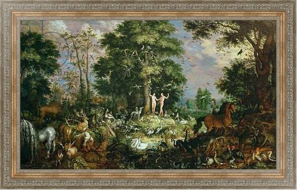 Постер Garden of Eden с типом исполнения На холсте в раме в багетной раме 484.M48.310