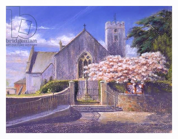 Постер Springtime at St Mary's, 2004 с типом исполнения На холсте в раме в багетной раме 221-03