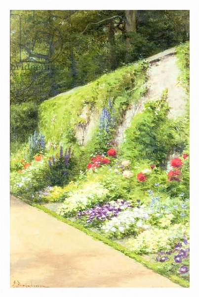 Постер The Artist's Garden с типом исполнения На холсте в раме в багетной раме 221-03