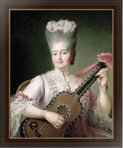 Постер Portrait of Marie-Clothilde of France, also known as Madame Clothilde, queen of Sardinia, 1775 с типом исполнения На холсте в раме в багетной раме 1.023.151