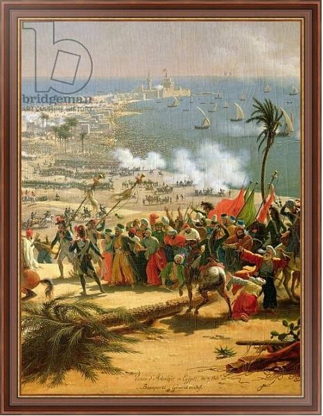 Постер The Battle of Aboukir, 25th July 1799 3 с типом исполнения На холсте в раме в багетной раме 35-M719P-83