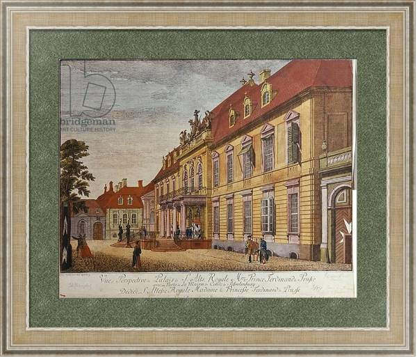 Постер The Palace of Prince Ferdinand of Prussia, Berlin с типом исполнения Акварель в раме в багетной раме 485.M40.584