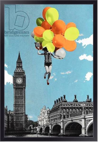 Постер Balloons, 2017, с типом исполнения На холсте в раме в багетной раме 221-01