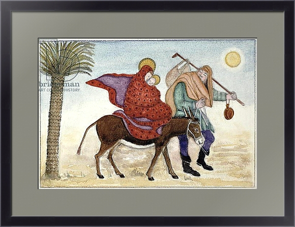 Постер Flight Into Egypt III с типом исполнения Под стеклом в багетной раме 221-01