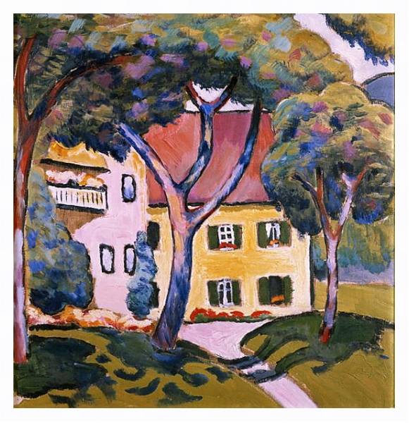 Постер House in a Landscape с типом исполнения На холсте в раме в багетной раме 221-03
