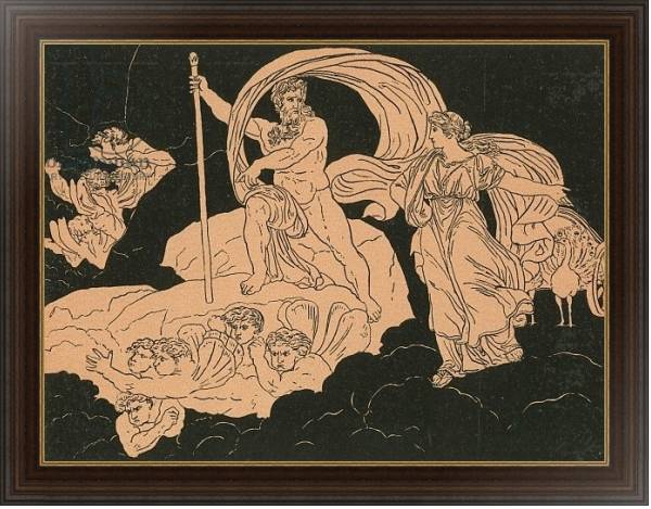 Постер Juno and Aeolus с типом исполнения На холсте в раме в багетной раме 1.023.151