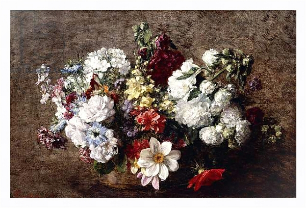 Постер Mixed Bouquet, 1882 с типом исполнения На холсте в раме в багетной раме 221-03